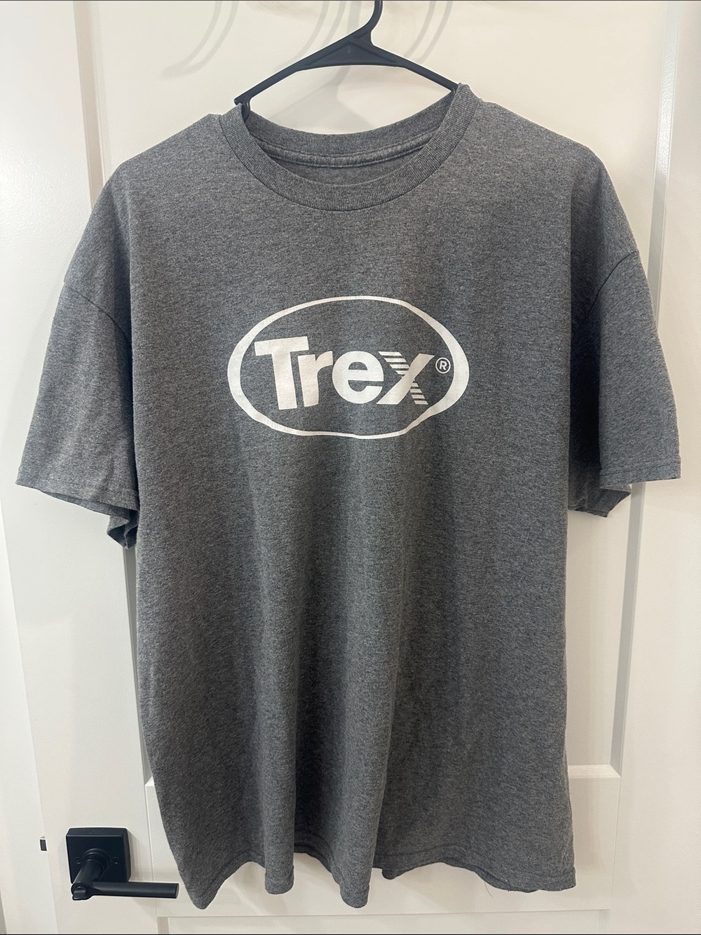 Men's Short-Sleeve Crewneck Tee in Gray with Logo